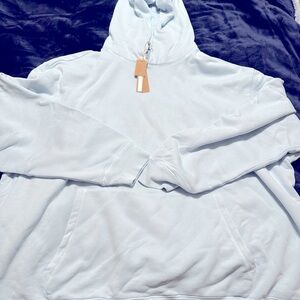 FRENCH Terry Cloth hoodie from Skims size 4xl 
Light blue. Opal is the color